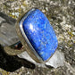 Ring Lapis Lazuli Rektangulär